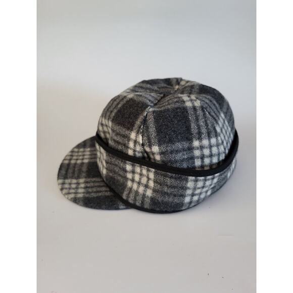 Women's Stormy Kromer The Button Up Cap Hat Plaid 7 1/8 - Picture 2 of 7